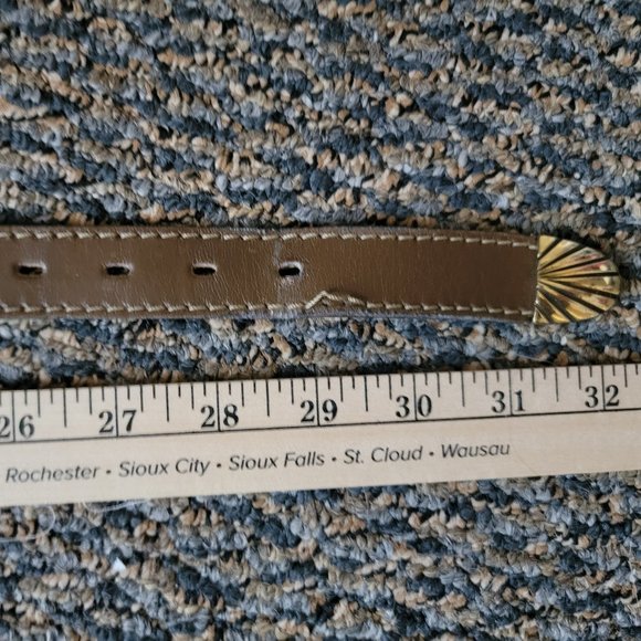 Stunning Antique Vintage Brass Concho Belt Size Small - Picture 16 of 16